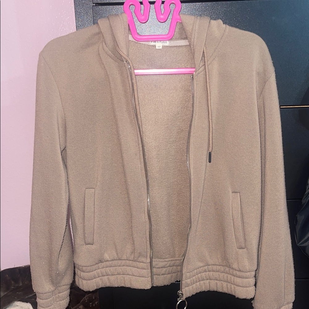 Tan Rhinestone Bear Jacket - Picture 2 of 4